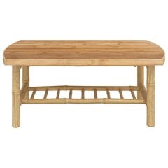 vidaXL Ulkosohvapöytä 90x55x37 cm bambu hinta ja tiedot | Puutarhatuolit | hobbyhall.fi