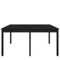 vidaXL Puutarhapöytä musta 159,5x82,5x76 cm täysi mänty hinta ja tiedot | Puutarhapöydät | hobbyhall.fi
