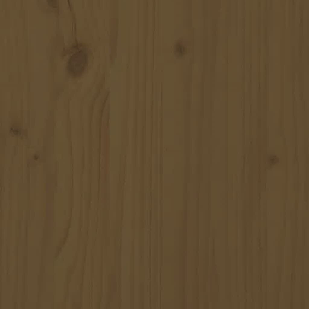 vidaXL Puutarhapöytä hunajanruskea 121x82,5x110 cm täysi mänty hinta ja tiedot | Puutarhapöydät | hobbyhall.fi