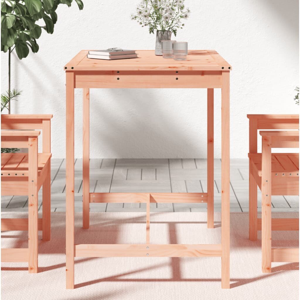 vidaXL Puutarhapöytä 121x82,5x110 cm täysi douglaskuusi hinta ja tiedot | Puutarhapöydät | hobbyhall.fi