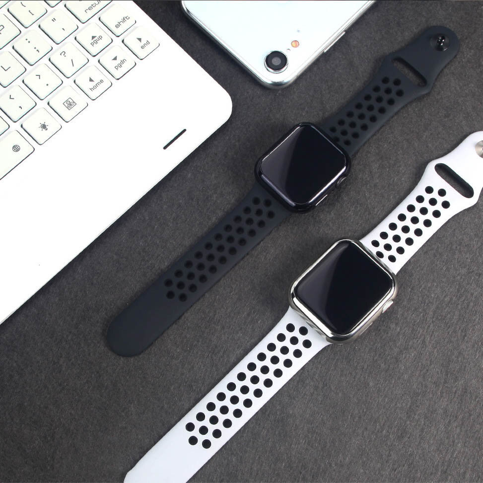 Apple Watch 4 40mm geelikotelo Dux Ducis 2x, hopea ja läpinäkyvä hinta ja tiedot | Älykellojen ja aktiivisuusrannekkeiden lisätarvikkeet | hobbyhall.fi