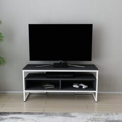 TV-taso, Asir, 110x35x49,9 cm, valkoinen/harmaa hinta ja tiedot | TV-tasot | hobbyhall.fi