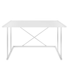 Pöytä, Asir, 114x60x75 cm, valkoinen hinta ja tiedot | Tietokonepöydät ja työpöydät | hobbyhall.fi