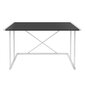 Pöytä, Asir, 114x60x75 cm, valkoinen/harmaa hinta ja tiedot | Tietokonepöydät ja työpöydät | hobbyhall.fi