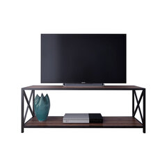 TV-taso, Asir, 120x33x45,7 cm, musta/ruskea hinta ja tiedot | TV-tasot | hobbyhall.fi