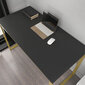 Pöytä, Asir, 120x60x74 cm, kulta/harmaa hinta ja tiedot | Tietokonepöydät ja työpöydät | hobbyhall.fi