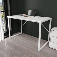 Pöytä, Asir, 120x60x74 cm, valkoinen hinta ja tiedot | Tietokonepöydät ja työpöydät | hobbyhall.fi