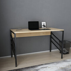 Pöytä, Asir, 120x60x74,8 cm, musta/ruskea hinta ja tiedot | Tietokonepöydät ja työpöydät | hobbyhall.fi
