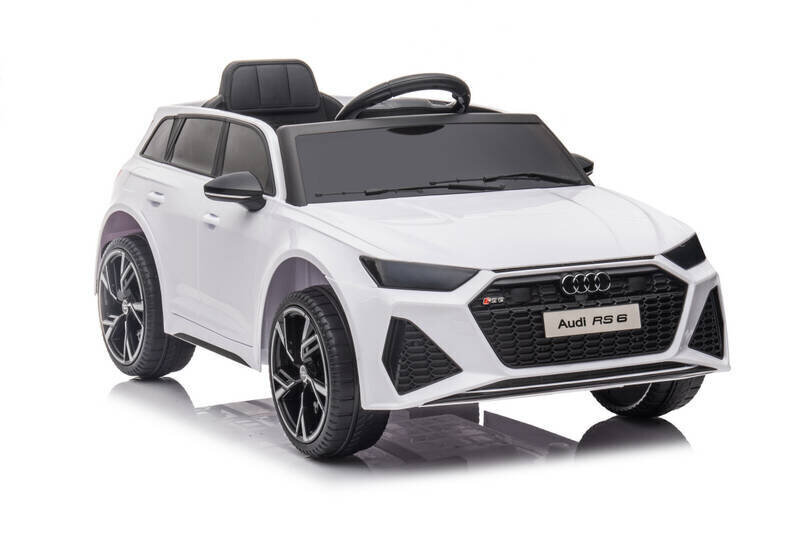 Lasten yksipaikkainen sähköauto - audi, valkoinen hinta ja tiedot | Lasten sähköautot | hobbyhall.fi