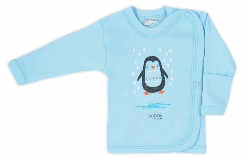 Vauvan t-paita pingviinillä 68cm, sininen hinta ja tiedot | Vauvan T-paidat | hobbyhall.fi