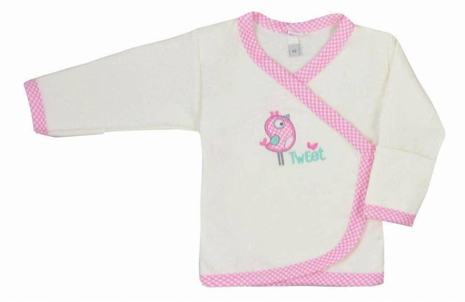 Lasten t-paita, koko 68, luonnonvalkoinen/vaaleanpunainen TM16450 hinta ja tiedot | Vauvan T-paidat | hobbyhall.fi
