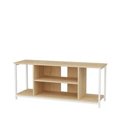 TV-taso, Asir, 120x35x50,8 cm, valkoinen/beige hinta ja tiedot | TV-tasot | hobbyhall.fi