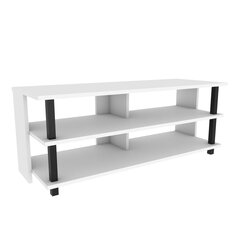 TV-taso, Asir, 120x44,6x47,4 cm, musta/valkoinen hinta ja tiedot | TV-tasot | hobbyhall.fi