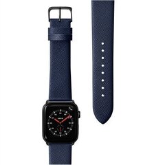 Vaihtohihna Apple Watch 42/44mm LAUT PRESTIGE : L_AWL_PRE_BL hinta ja tiedot | Älykellojen ja aktiivisuusrannekkeiden lisätarvikkeet | hobbyhall.fi