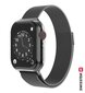 Swissten Milanese vaihtorannekke Apple Watch 38-40mm, musta hinta ja tiedot | Älykellojen ja aktiivisuusrannekkeiden lisätarvikkeet | hobbyhall.fi