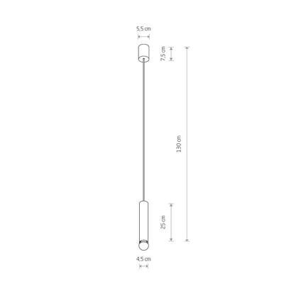 Valaisin Nowodvorski Baton 7851, musta/kullanvärinen hinta ja tiedot | Riippuvalaisimet | hobbyhall.fi