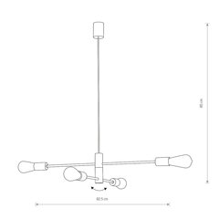 Nowodvorski ORBIT 7935 riippuvalaisin hinta ja tiedot | Riippuvalaisimet | hobbyhall.fi