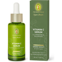Kasvoseerumi Primavera Vitamin C Serum Illuminating & Balancing, 30 ml hinta ja tiedot | Primavera Hajuvedet ja kosmetiikka | hobbyhall.fi