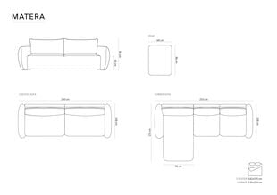 Rahi Cosmopolitan Design Matera, oranssi hinta ja tiedot | Säkkituolit, rahit ja penkit | hobbyhall.fi