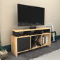 TV-taso, Asir, 120x29,9x60,6 cm, beige/harmaa hinta ja tiedot | TV-tasot | hobbyhall.fi