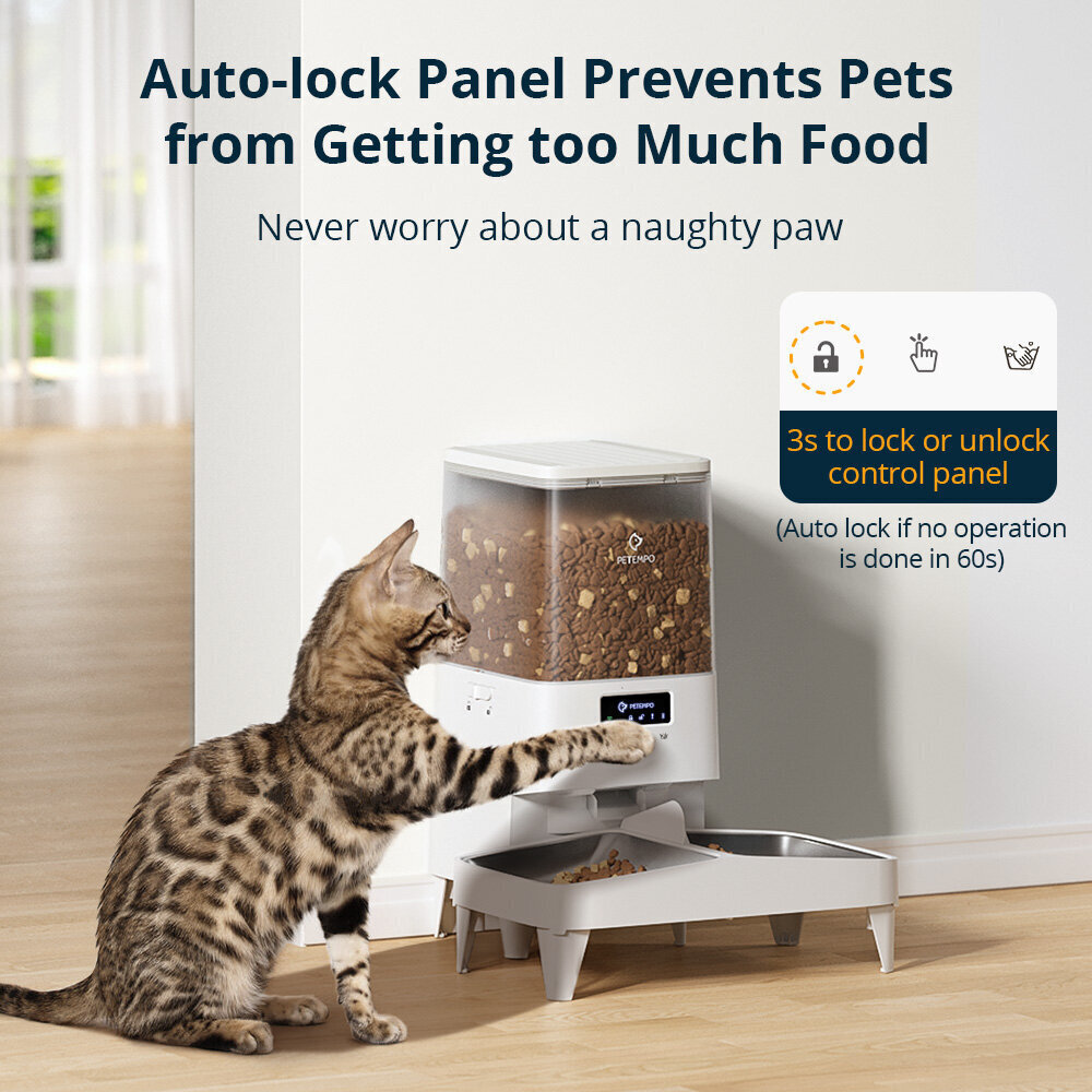 Automaattinen kissan/koiran syöttölaite + APP-ohjaus hinta ja tiedot | Ruokakupit ja ruokintatarvikkeet | hobbyhall.fi