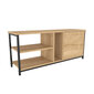 TV-taso, Asir, 120x35,3x50,8 cm, beige/musta hinta ja tiedot | TV-tasot | hobbyhall.fi