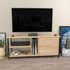 TV-taso, Asir, 120x35,3x50,8 cm, beige/musta hinta ja tiedot | TV-tasot | hobbyhall.fi