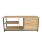 TV-taso, Asir, 120x35,3x50,8 cm, beige/musta hinta ja tiedot | TV-tasot | hobbyhall.fi