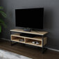 TV-taso, Asir, 110x35x49,9 cm, musta/beige hinta ja tiedot | TV-tasot | hobbyhall.fi