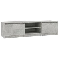 vidaXL TV-taso betoninharmaa 140x40x35,5 cm lastulevy hinta ja tiedot | TV-tasot | hobbyhall.fi
