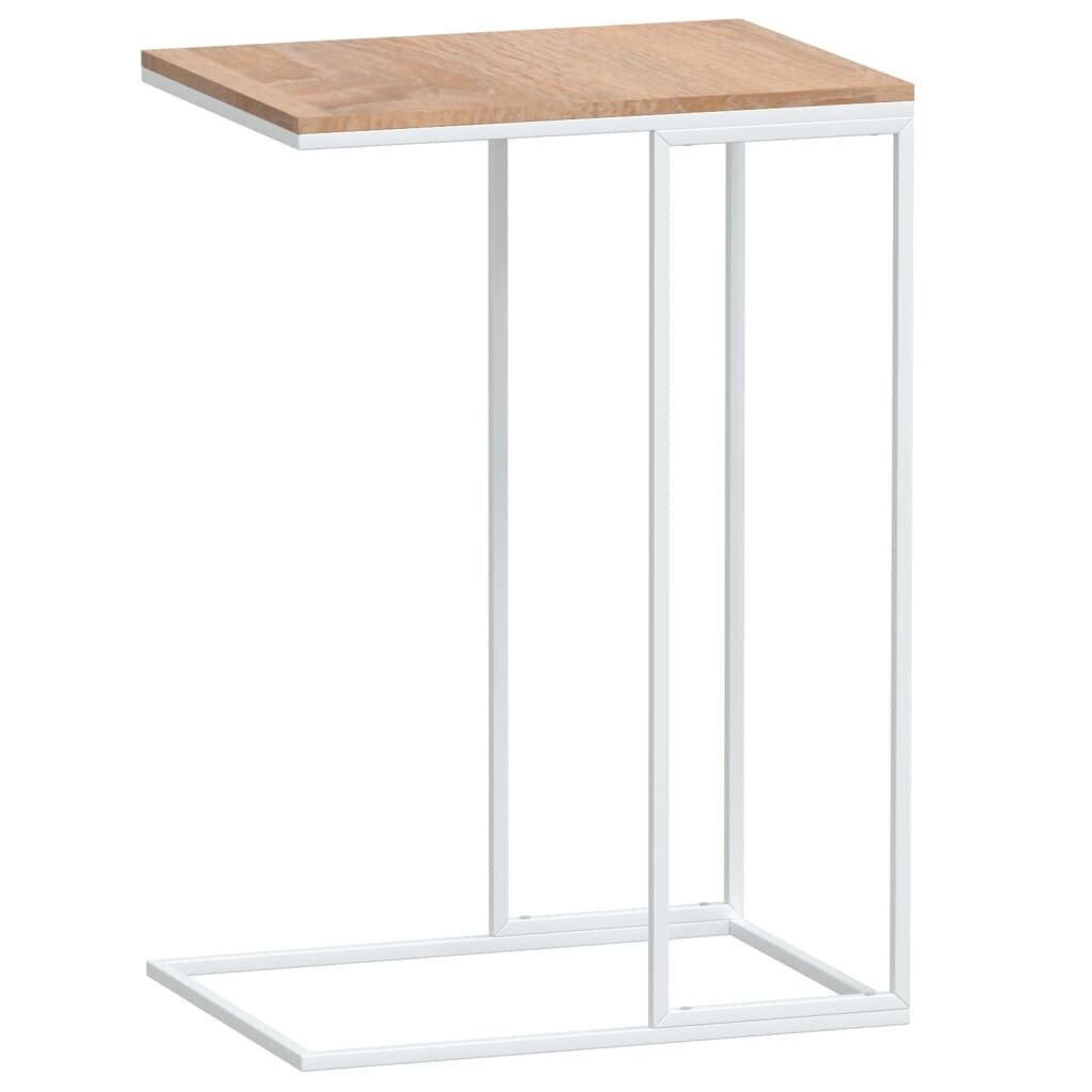 vidaXL Sivupöytä valkoinen 40x30x59 cm tekninen puu hinta ja tiedot | Sohvapöydät | hobbyhall.fi