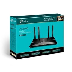 Langaton reititin | TP-LINK | Reititin | 3000 Mbps | IEEE 802.11a | IEEE 802.11b | IEEE 802.11g | IEEE 802.11n | IEEE 802.11ac | IEEE 802.11a.x hinta ja tiedot | Reitittimet ja modeemit | hobbyhall.fi