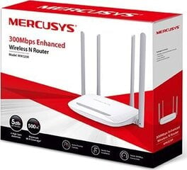 Mercusys Enhanced Wireless N -reititin MW325R 802.11n, 300 Mbit hinta ja tiedot | Mercusys Reitittimet ja tukiasemat | hobbyhall.fi