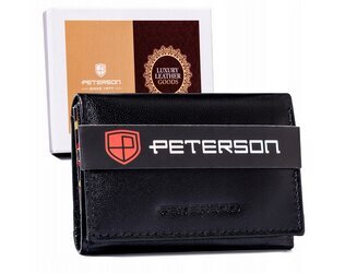 Naisten lompakko Peterson D20, musta hinta ja tiedot | Naisten lompakot | hobbyhall.fi
