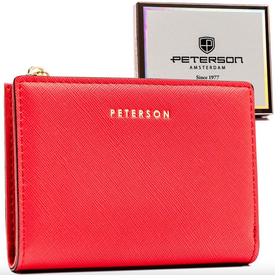 Naisten lompakko Peterson N3, punainen hinta ja tiedot | Naisten lompakot | hobbyhall.fi