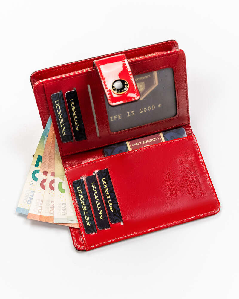 Naisten lompakko Peterson M47, punainen hinta ja tiedot | Naisten lompakot | hobbyhall.fi