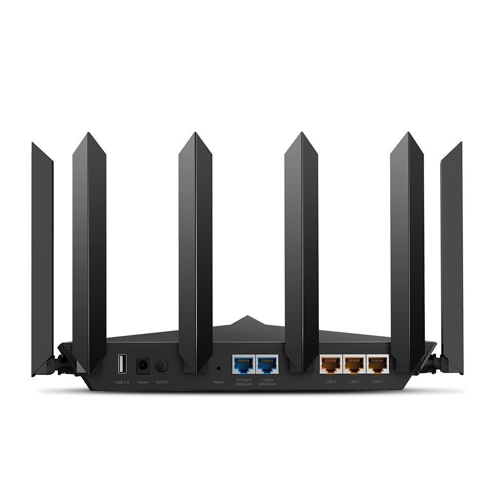 WiFi-reititin TP-Link Archer AX90 (5 GHz + 5 GHz + 2,5 GHz), Wi-Fi 6, nopea ethernet hinta ja tiedot | Reitittimet ja modeemit | hobbyhall.fi