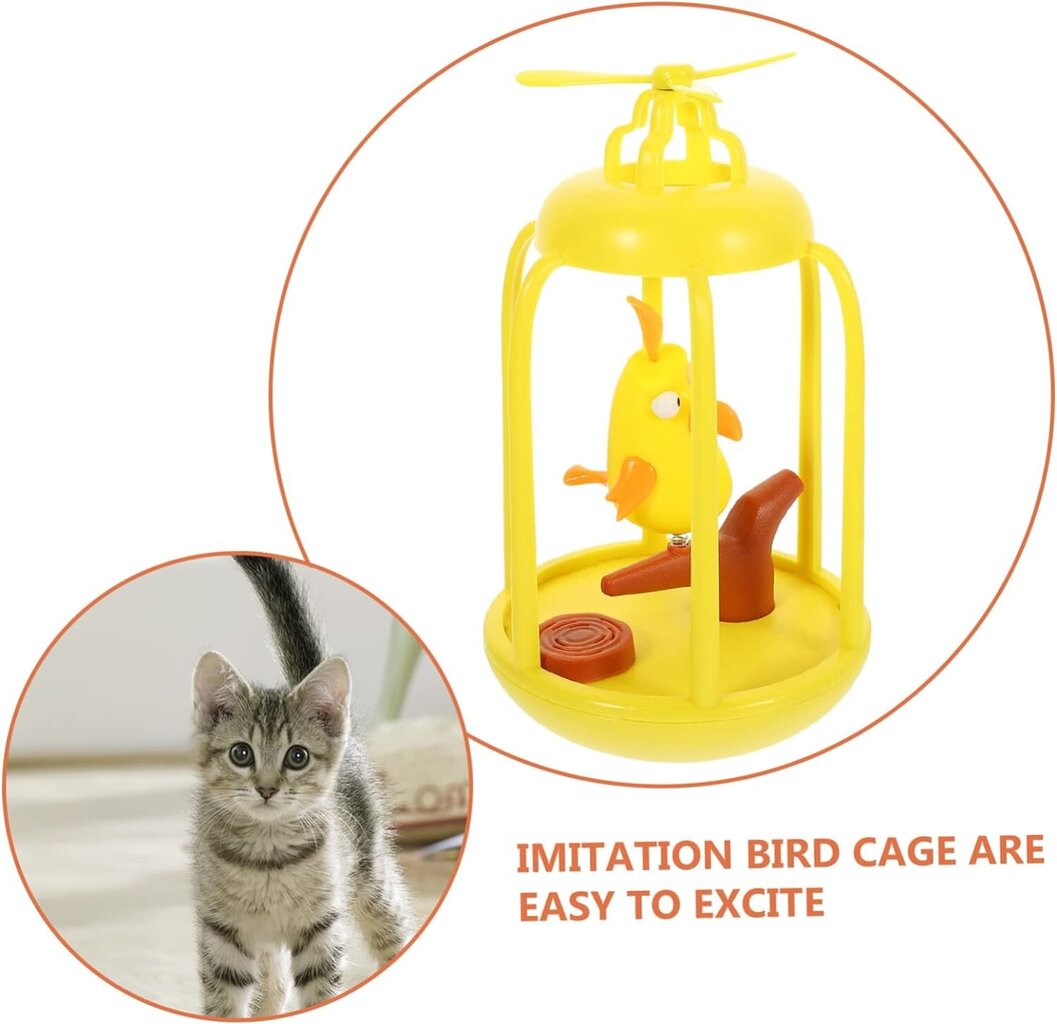 Elektroniset vuorovaikutteiset kissojen lelut Bird Cage hinta ja tiedot | Kissan lelut | hobbyhall.fi