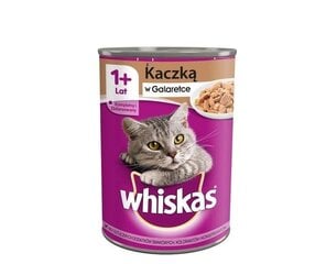 Whiskas aikuisille kissoille, Ankkaa, 24x400 g hinta ja tiedot | Kissanruoka | hobbyhall.fi