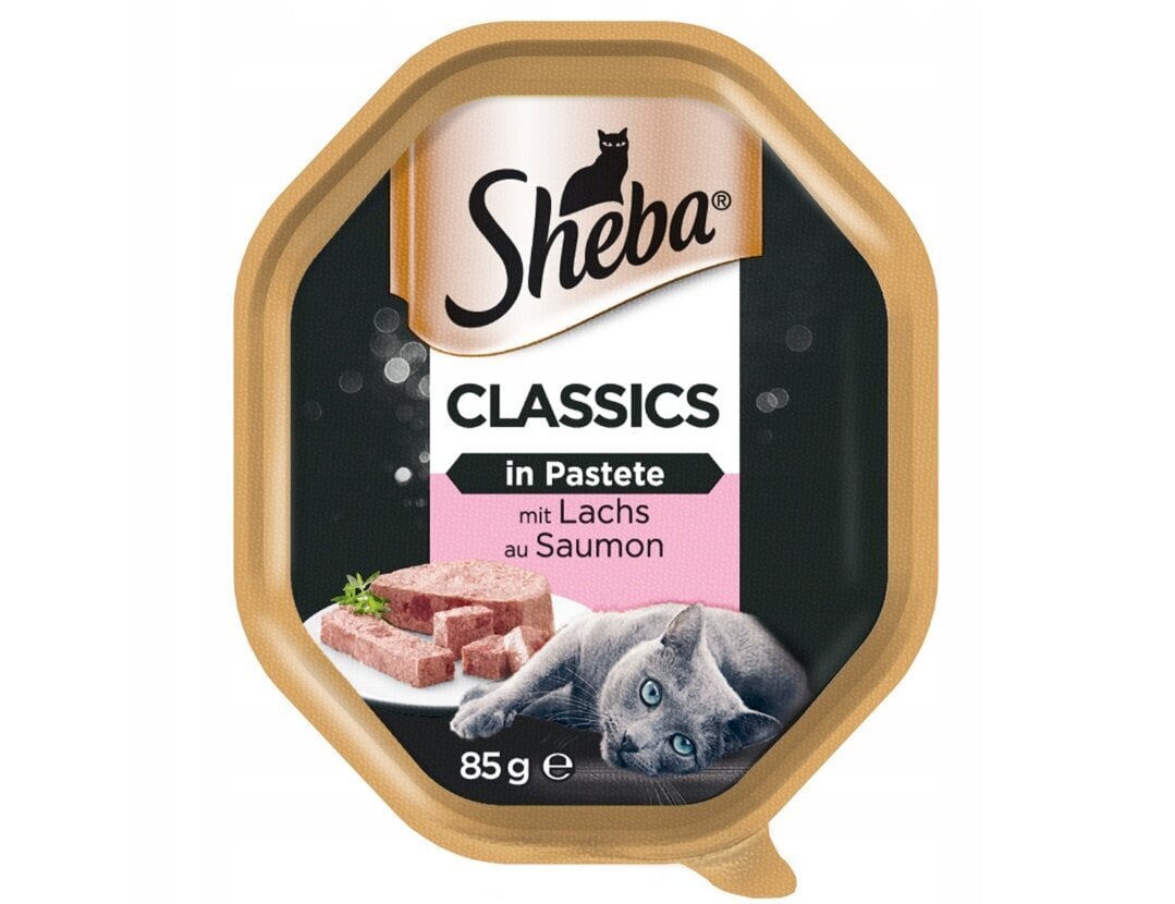 Sheba Classics ravinto kissoille lohen kanssa, 20x85 g hinta ja tiedot | Kissanruoka | hobbyhall.fi