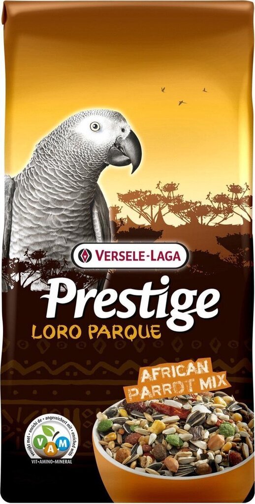 Afrikkalaisen papukaijan ruoka Versele-Laga Afrikkalainen papukaija Loro Parque Mix, 15 kg hinta ja tiedot | Lintujen ruokinta | hobbyhall.fi