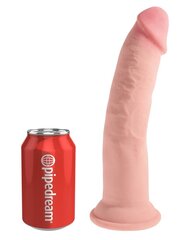 King Cock 26,7 cm kolmen tiheyden dildo, Pipedream hinta ja tiedot | Dildot | hobbyhall.fi