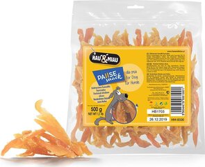 Hau & Miau Twisted Chicken Slices - Kanafileet koirille, 500 g hinta ja tiedot | Koiran herkut | hobbyhall.fi