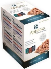 Applaws Cat Pouch Multipack Fish Selection ravinto aikuisille kissoille kaloilla, 48x70 g hinta ja tiedot | Kissanruoka | hobbyhall.fi
