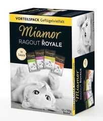 Ragout royale kissanruokasäilykkeet siipikarjanlihaa, 12x100g hinta ja tiedot | Miamor Lemmikit | hobbyhall.fi