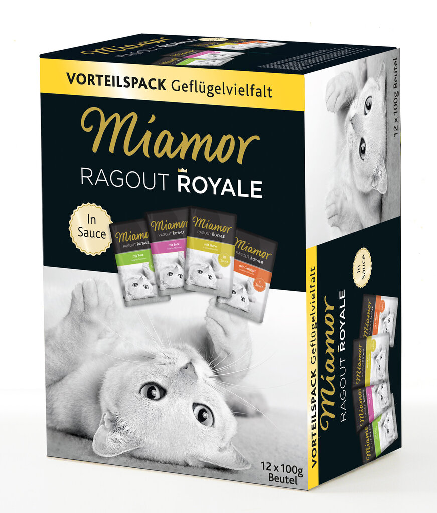 Ragout royale kissanruokasäilykkeet siipikarjanlihaa, 12x100g hinta ja tiedot | Kissanruoka | hobbyhall.fi