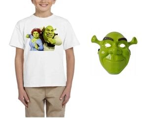 Naamio ja t-paita Shrek hinta ja tiedot | Naamiaisasut | hobbyhall.fi