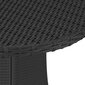 vidaXL 9-osainen Puutarhasohvasarja tyynyillä polyrottinki musta hinta ja tiedot | Puutarhakalusteet | hobbyhall.fi