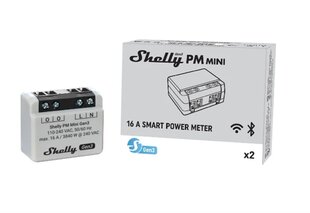Wi-Fi Bluetooth rele Shelly PM Mini Gen3 hinta ja tiedot | Turvajärjestelmien ohjaimet | hobbyhall.fi