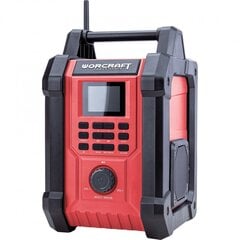 Akkukäyttöinen radio, jossa on BT Worcraft 20V LI-ION hinta ja tiedot | Kelloradiot ja herätyskellot | hobbyhall.fi